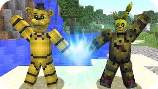 ? BEBE AENH FUSIONA A FNAF GOLDEN FREDDY Y SPRINGTRAP - MINECRAFT AENH