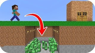 NOOB VS NIDOS DE CREEPER TROLL CUEVAS DE TRAMPAS SECRETEAS MINECRAFT TROLL + ROLEPLAY