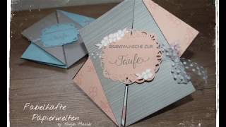 Triangle-Tri-Fold Card zur Taufe / Stampin´ up!