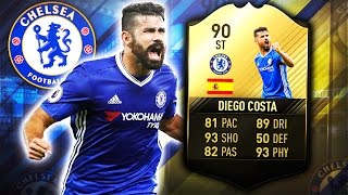 TIF DIEGO COSTA 90!! BETTER THAN LUKAKU?? FIFA 17 ULTIMATE TEAM