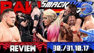 WWE RAW vs. SmackDown Review - COMEBACKS ÜBERALL! - 30./31.10.17 (Deutsch/German)