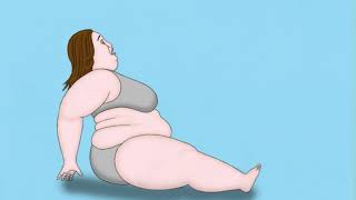 Weight gain animation XXL, Anne's gain