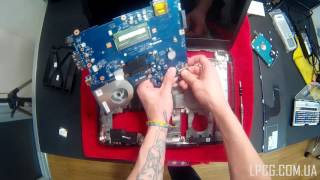 Как разобрать и почистить ноутбук Dell Inspiron 3531 P28F (Disassemble Dell Inspiron 3531 P28F)