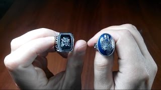 Два кольца из фильма дневники вампира. Посылка с aliexpress