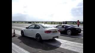Кто быстрее Bugatti Veyron или BMW M3 E92