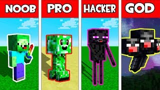 Minecraft - NOOB vs PRO vs HACKER vs GOD : BABY MONSTER EVOLUTION in Minecraft Animation