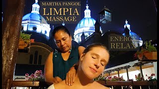 ASMR  MARTHA PANGOL - LIMPIA ASMR MASSAGE, SPIRITUAL CLEANSING, CUENCA, Pembersihan spiritual
