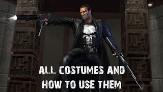 The Punisher (The Game) - All Outfit Cheats and How to use them
