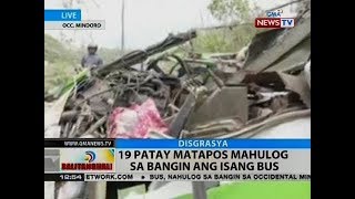 BT: 19 patay matapos mahulog sa bangin ang isang bus