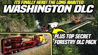 SECRET FORESTRY DLC UNVEILED LIVE !! | WASHINGTON DLC RIDEALONG #1 | AMERICAN TRUCK SIMULATOR