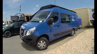 NISSAN NV 400 4X4 AWD ! BLUE COLOUR ! VAN (TRANSPORTER) ! WALKAROUND !  MODEL 2017 !