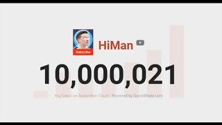 У ХАЙМЕНА 10 МИЛЛИОНОВ / МОМЕНТ КОГДА У HIMAN СТАЛО 10 МИЛЛИОНОВ ПОДПИСЧИКОВ