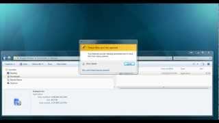 How 2 Series:  Windows Error " These files can't be opened "