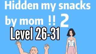 Hidden My Snacks By Mom 2 Day 26 27 28 29 30 31 Level Android iOS Walkthrough Solution