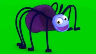 Мультфильмы для малышей. Мультик 3d про паучка. Песенки для детей