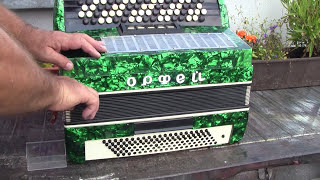 Настройка и ремонт баяна и гармони . Баян Орфей . Reparatur und Tuning der Harmonika