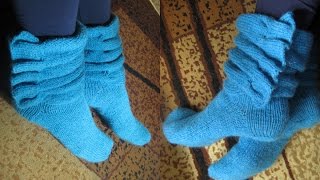 How to knit beautiful socks_Носки "НЕ Роза ветров"