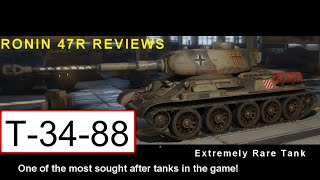 RONIN 47R Reviews - T-34-88 - World of Tanks Console