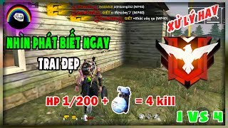 [Free Fire] Rank Huyền Thoại ,1 máu *HP* cân 4 - Liệu các bạn Nữ có *Trầm Trồ *