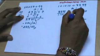 10. Vedic Mathematics - Division -1 (Nikhilam Method)