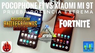 Xiaomi Mi 9T vs PocoPhone F1 - Prueba Potencia Extrema