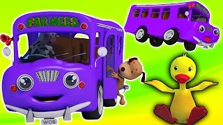 Колеса на автобусе | потешки сборник | дети песни | детская рифма | Wheels On The Bus | Kids Video