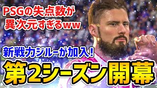 【FIFA20】新戦力ジルーが入っての2シーズン目始動！PSGを倒すには相当な攻撃陣が必要みたいだ - ヴァランシエンヌ監督キャリア #18