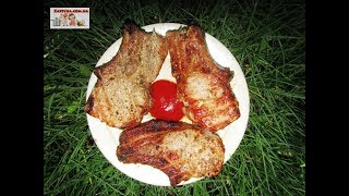 Свиная корейка на гриле без маринования