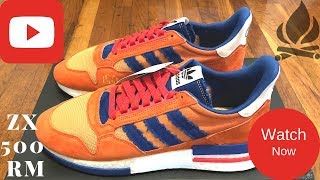 Adidas Originals Dragon Ball Z ZX 500 RM Goku Sneaker Review
