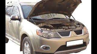 Газовый упор (амортизатор) капота для Mitsubishi Outlander 2 / XL