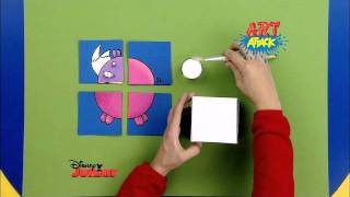 Disney Junior - Art Attack : Puzzle d'Animaux ! - En Français