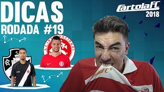 TEM QUE APOSTAR? DICAS RODADA 19 - CARTOLAFC 2018