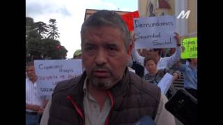 Piden trabajadores del Seguro Popular que se respete el Contrato Colectivo de trabajo