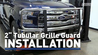 LUVERNE Install: 2" Tubular Grille Guard on Ford F-150 - 331523-331520, 341523-341520