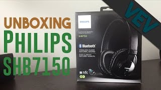 Unboxing the Philips SHB7150 Bluetooth Headphones