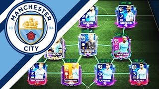 FULL MAN CITY SPECIAL CARDS SQUAD BUILDER ! FIFA MOBILE 19