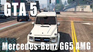 Mercedes Benz G65 AMG Тест Драйв Обзор машины Погоня от копов GTA 5