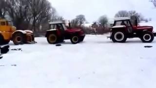 Один К 700 КИРОВЕЦ против двух ZETOR 16145 – битва спецтехники