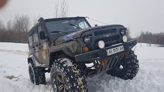 Первая ПОЛОМКА УАЗа на БТРовских колесах off road 4×4