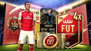 FUT Champions ULTIMATE TOTW PACK | OMG WE GOT ALEXIS!?! | TOP 100 REWARDS