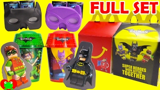 2017 Lego Batman Movie McDonald's Happy Meal Toys