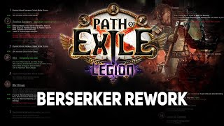 [Path of Exile] Berserker Will Break Animations With His Attack Speed | 3.7 Legion