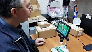 Электронный микроскоп для пайки