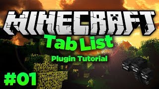 Animated Tab List Plugin Review | Minecraft Server Plugin Tutorial