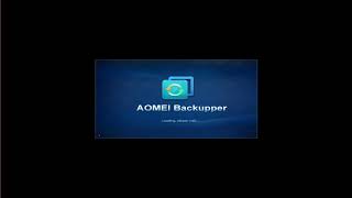 Aomei Backupper - восстановление Windows из резервной копии.