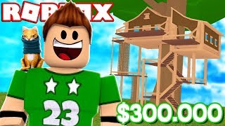 ¡ UNA CASA DE 300.000$ EN UN ARBOL ! | Roblox Tree House Tycoon