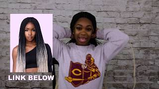 Sensationnel Cloud 9 4x4 Natural Parting Lace Front Wig Box Braid 50"