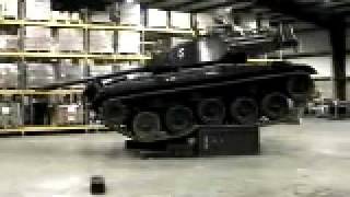 Fort Knox Tank Video. Tank Roles over a Gun Safe.