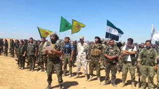 خطوة || بيان إعلان تشكيل غرفة عمليات بركان الفرات في ريف حلب الشرقي لتحريرها من داعش