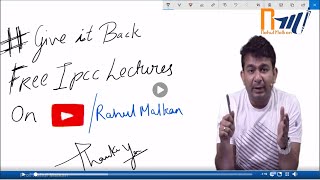 CA Ipcc Advance Accounts - Redemption of Debenture Part 1 - Prof. Rahul Malkan